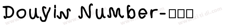 Douyin Number字体转换